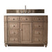 Bristol 48" Single Vanity, Whitewashed Walnut, w/ 3 CM Phantome Eclos Top