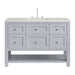 Breckenridge 48" Single Vanity, Smokey Celadon w/ 3 CM Charcoal Soapstone Top