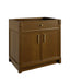 Bellshire 36" Single Vanity Cabinet, Honey Oak