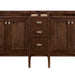 Addison 72" Double Vanity Cabinet, Mid-Century Acacia