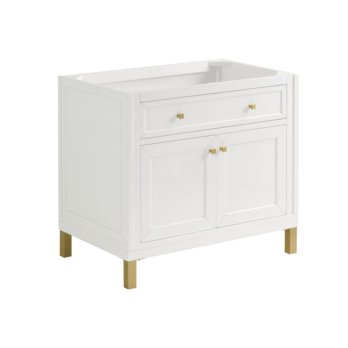 Chicago 36" Single Vanity, Glossy White