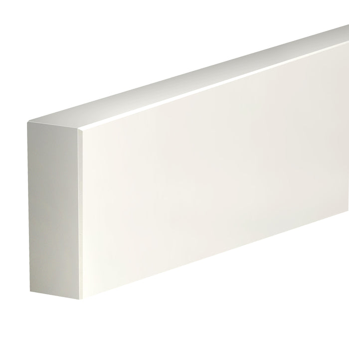 48" Backsplash, 3 CM White Zeus Quartz