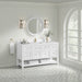 Breckenridge 60" Single Vanity, Serenity Blue, w/ 3 CM Eternal Jasmine Pearl Silestone Top w/ FreePower Wireless Charger