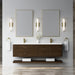 James Martin Allamari 72" Double Bathroom Vanity in Sable, shown in a bathroom setting