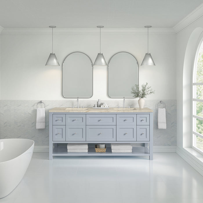 James Martin Vanities Breckenridge 72" Double Vanity
