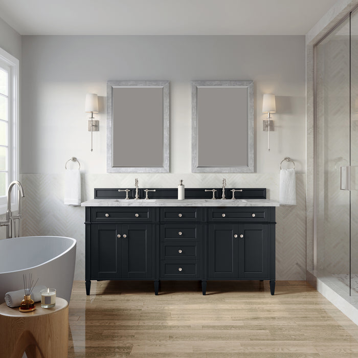 Brittany 72" Double Vanity in Bright White