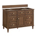 Lorelai 48" Single Vanity, Light Natural Oak w/ 3 CM Eternal Jasmine Pearl Silestone Top
