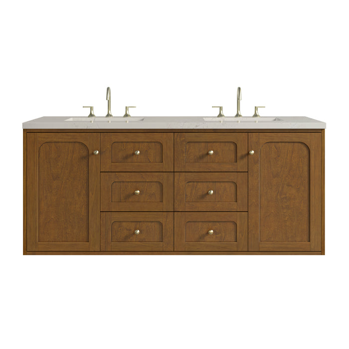Laurent 60" Double Vanity, Light Natural Oak