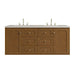 Laurent 60" Double Vanity, Light Natural Oak