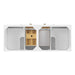 Myrrin 60" Double Vanity, Mid Century Walnut w/ 3 CM Charcoal Soapstone Silestone Top
