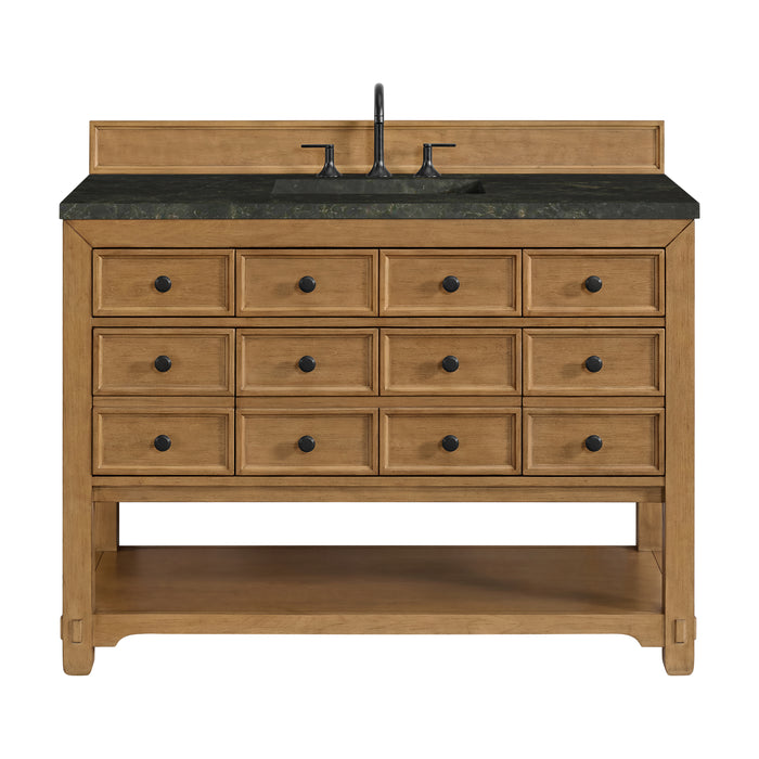 Malibu 48" Single Vanity, Amber Birch, w/ 3 CM Phantome Eclos Top