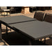 Whiteline Modern Living Alum Outdoor Extendable Dining Table