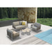 Whiteline Modern Living Catalina 4-Piece Outdoor Collection