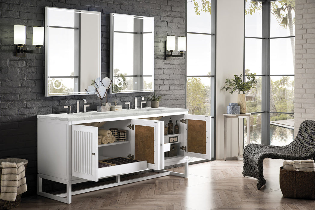 James Martin Vanities Athens 72" Double Bathroom Vanity