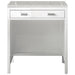 Addison 30" Countertop Unit, Glossy White w/ 3 CM Eternal Serena Top