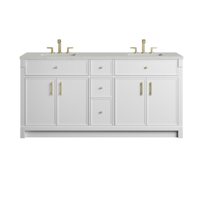 James Martin Vanities Bellshire 72" Double Bathroom Vanity