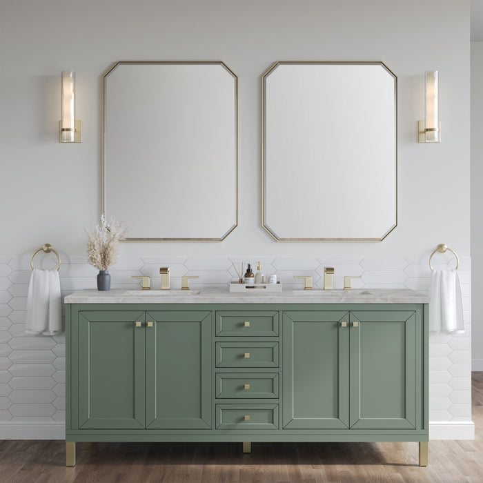 James Martin Vanities Chicago 72" Double Vanity