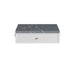 Bellshire 24" Drawer Unit, Bright White w/ 3 CM Parisien Bleu Silestone Top
