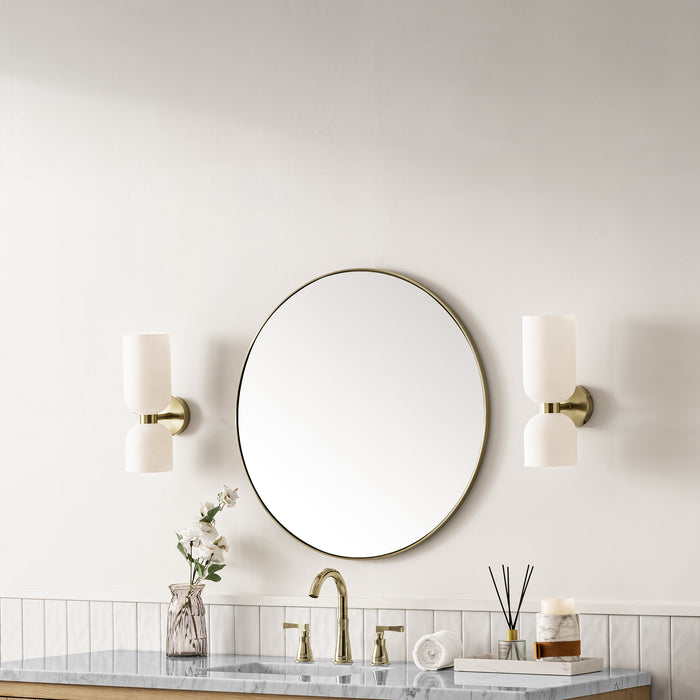 James Martin Vanities Rohe 30" Round Mirror