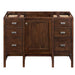 Addison 48" Single Vanity Cabinet, Mid-Century Acacia