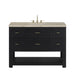 Lucian 48" Single Vanity, Carbon Oak, w/ 3 CM Tajnar Eclos Top w/FreePower Wireless Charger