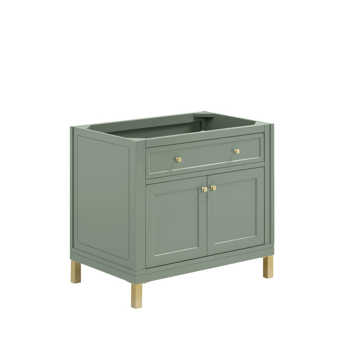 Chicago 36" Single Vanity, Smokey Celadon
