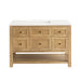 Breckenridge 48" Single Vanity, Light Natural Oak w/ 3 CM Lime Delight Top