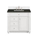Bristol 36" Single Vanity, Bright White, w/ 3 CM Phantome Eclos Top