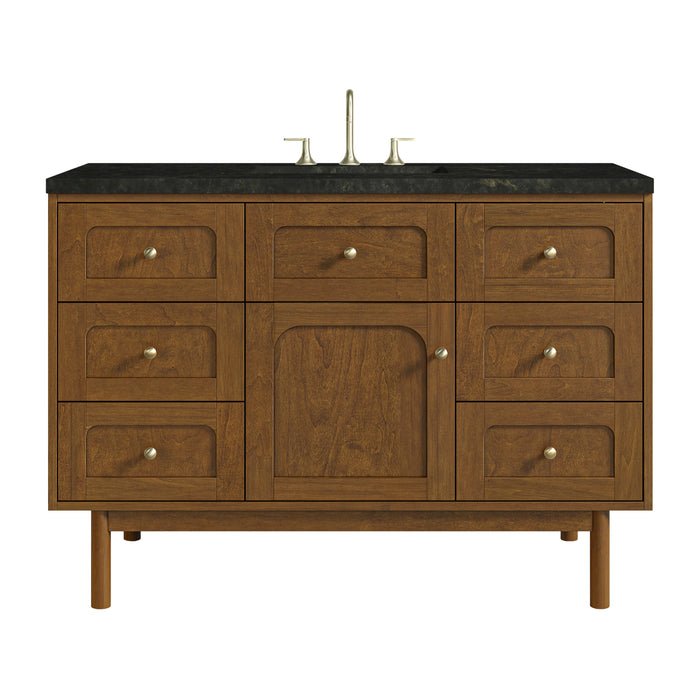 Laurent 48" Single Vanity, Honey Oak w/ 3 CM Phantome Eclos Top