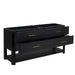 Lucian 72" Double Vanity, Pebble Oak, w/ 3 CM Phantome Eclos Widespread Top