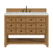 Malibu 48" Single Vanity, Amber Birch w/ 3 CM Lime Delight Silestone Top