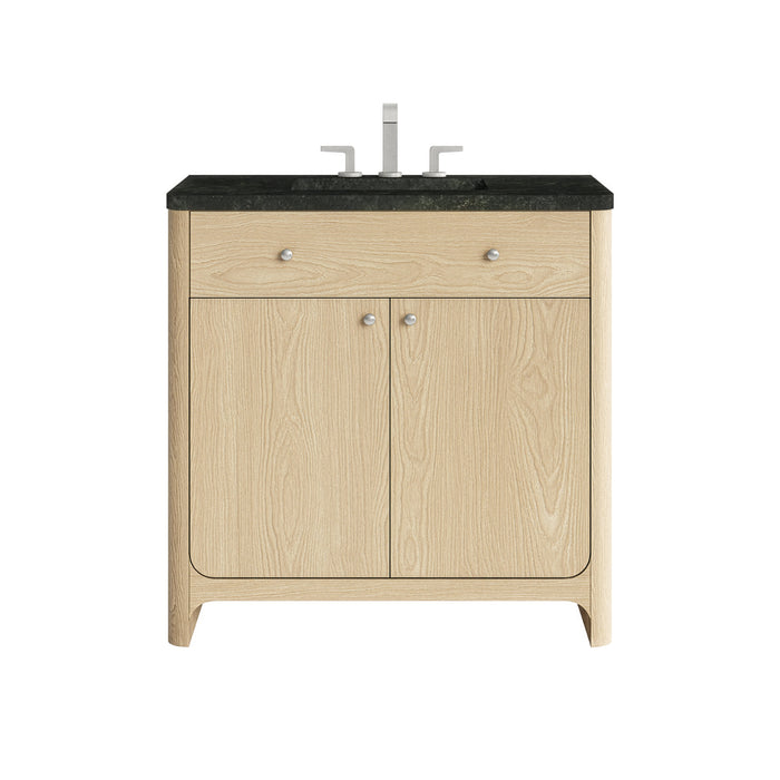 Gracyn 36" Single Vanity, Coastal Driftwood, w/ 3 CM Phantome Eclos Widespread Top