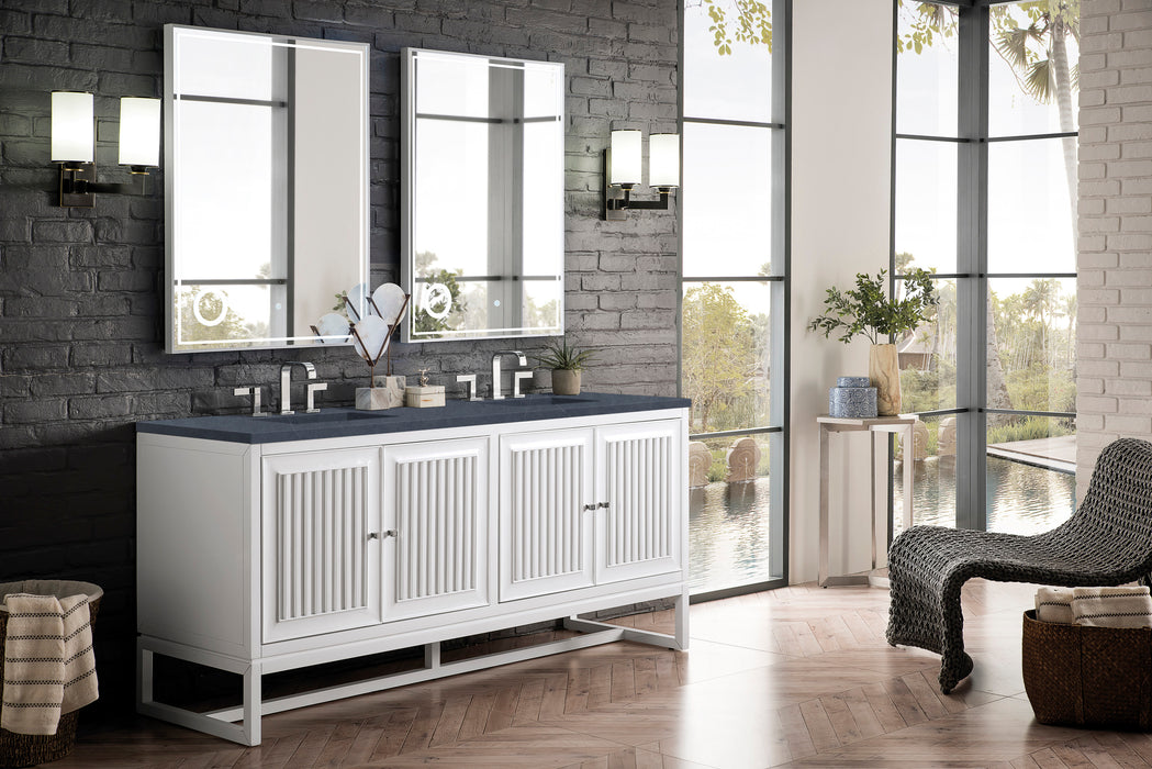 James Martin Athens 72" Double Bathroom Vanity