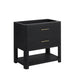 Lucian 36" Single Vanity, Carbon Oak