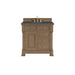 Brookfield 36" Single Vanity, Pecan w/ 3 CM Parisien Bleu Silestone  Top