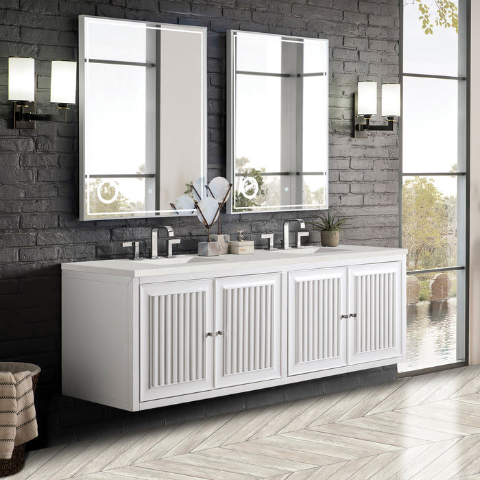 James Martin Athens 72" Double Bathroom Vanity