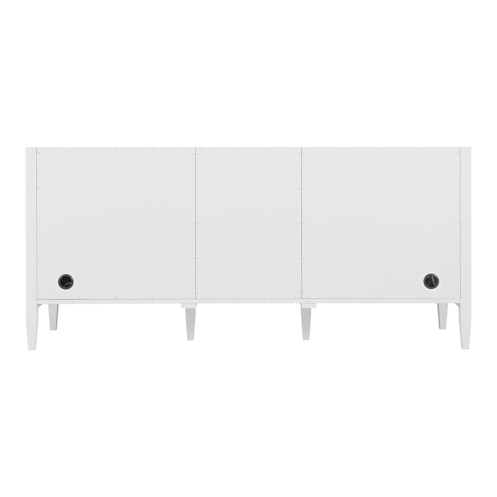 Myrrin 72" Double Vanity, Mid Century Walnut w/ 3 CM Charcoal Soapstone Silestone Top