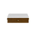 Bellshire 24" Drawer Unit, Honey Oak w/ 3 CM White Zeus Silestone Top