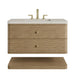 Allamari 36" Single Vanity, Dune Mist w/ 3 CM Siberian Silestone Top