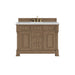 Brookfield 48" Single Vanity, Honey Oak,  w/ 3 CM White Zeus Silestone Top