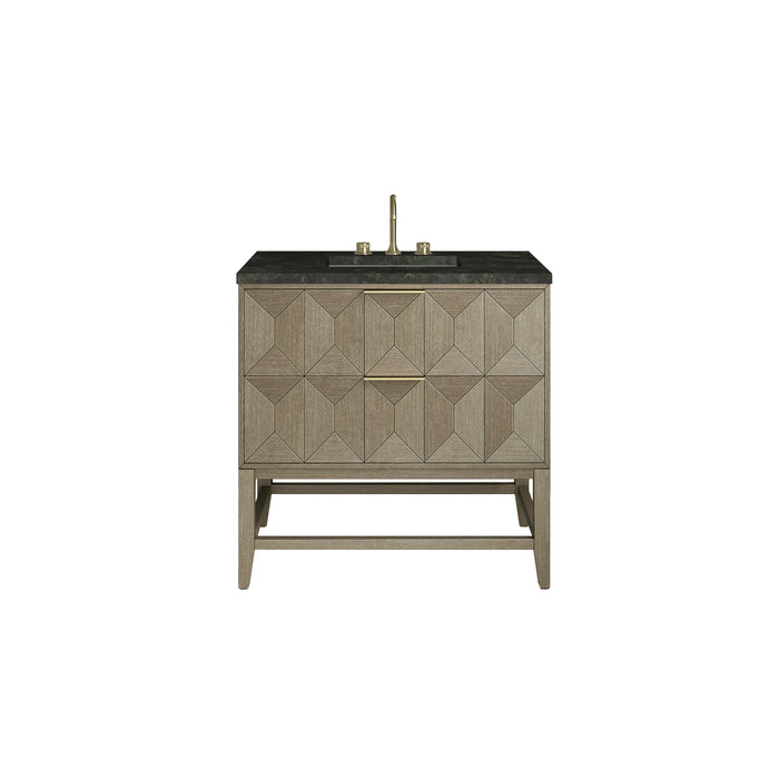 Emmeline 36" Single Vanity, Pebble Oak, w/ 3 CM Phantome Eclos Top