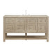 Breckenridge 60" Single Vanity, Serenity Blue, w/ 3 CM Lime Delight Quartz Top