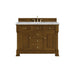 Brookfield 48" Single Vanity, Black Onyx w/ 3 CM Parisien Bleu Silestone Top w/ FreePower Wireless Charger