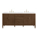 Myrrin 72" Vanity, Mid Century Walnut