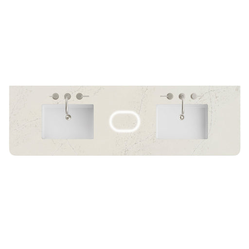 James Martin Vanities 72" Double Radius Cut Top