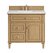 Lorelai 36" Single Vanity, Light Natural Oak w/ 3 CM Ethereal Noctis Silestone Top