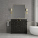 Brookfield 48" Single Vanity, Pecan w/ 3 CM Victorian Silver Silestone Top w/ FreePower Wireless Charger