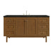 Laurent 60" Single Vanity, Honey Oak w/ 3 CM Phantome Eclos Top