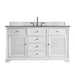 James Martin Vanities Savannah 60" Bright White Single Vanity