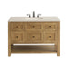 Breckenridge 48" Single Vanity, Light Natural Oak w/ 3 CM Charcoal Soapstone Top